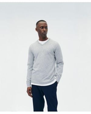 NAADAM The Original Cashmere V-Neck Sweater - White