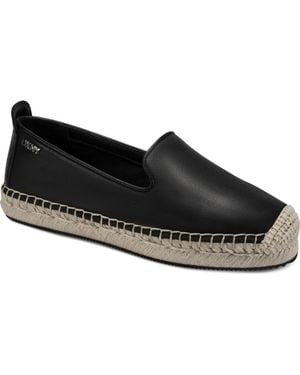 DKNY Mallandra Platform Espadrille Flat - Black