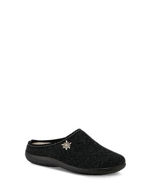 Flexus by Spring Step Loralee Scuff Slipper - Black