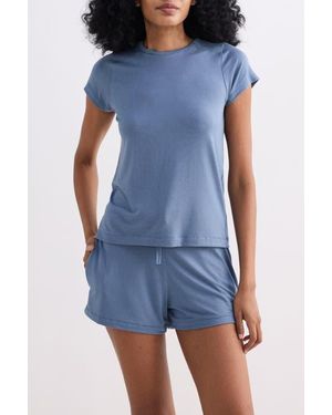 REISTOR Essential Short Sleeve Tee Set - Blue