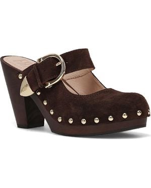 Frye Cindy Buckle Clog - Brown