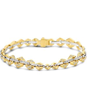 DRIES CRIEL Flow Graduated Diamond Chain Bracelet - Metallic