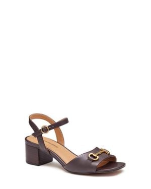 Johnston & Murphy Edith Ankle Strap Sandal - Brown