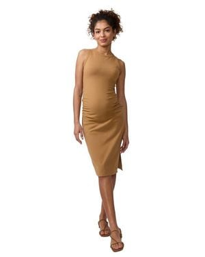 Ingrid & Isabel The Everywear Bodycon Maternity Dress - Natural