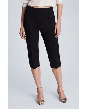 Kenneth Cole Pintuck Capri Pants - Black