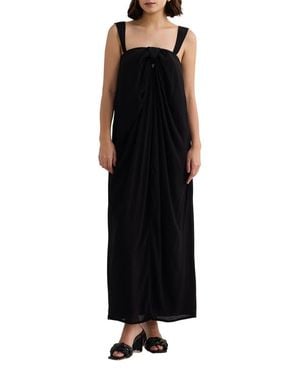 REISTOR Twilight Twist Strappy Maxi Dress - Black