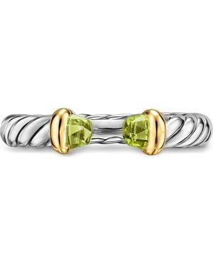 David Yurman Petite Cable Open Ring - Multicolor