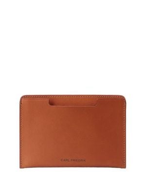 Carl Friedrik Easton Passport Holder - Brown