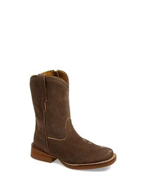 Tecovas Kids' The Doc Western Boot - Brown