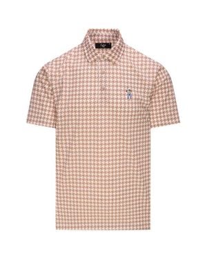 EASTSIDE GOLF Snap Placket Performance Golf Polo - Pink