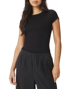 Splendid Josie Stretch Jersey T-Shirt - Black