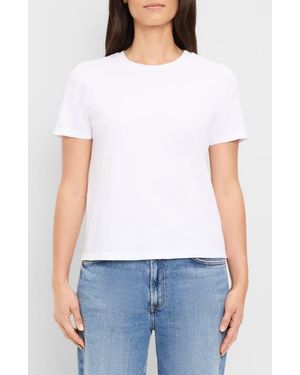 Michael Stars Becca Crewneck T-Shirt - White