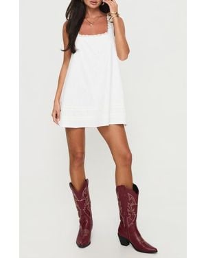 Princess Polly Alanah Sleeveless Minidress - White