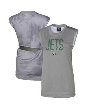 Outerstuff New York Jets No Sweat Tank Top - Gray
