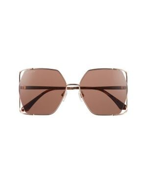 DIFF Donna Iv 61Mm Gradient Square Sunglasses - Brown