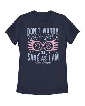 Harry Potter Just As Sane As Luna Lovegood Graphic T-Shirt - Blue
