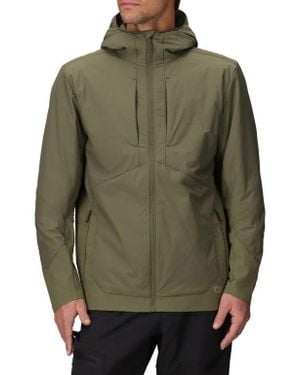 Outdoor Research Shadow Hybrid Hooded Water Resistant Jacket - Green