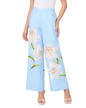 Ted Baker Nicola Wide Leg Pants - Blue