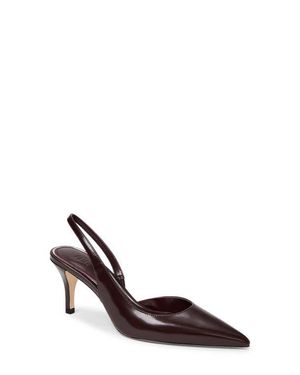 PAIGE Aven Pointed Toe Slingback Pump - Brown