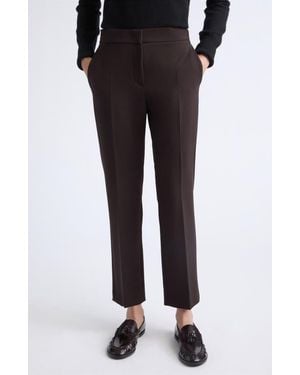 Max Mara Macino Stretch Wool Pants - Black
