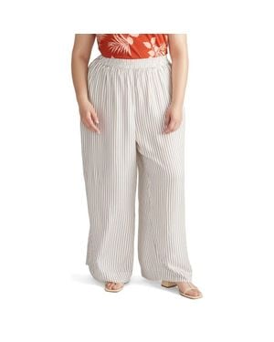UNIVERSAL STANDARD Stripe Wide Leg Beach Pants - Multicolor