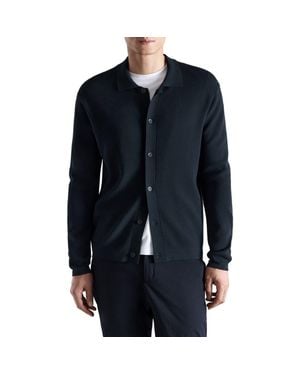 Mango Fine Knit Comfort Stretch Cardigan - Black