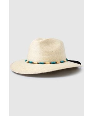 Manuela Roxy Handwoven Straw Sun Hat - Natural