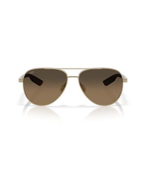 Costa Del Mar 57Mm Peli Gradient Polarized Pilot Sunglasses - Multicolor