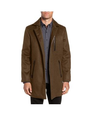 W.r.k. Kilo Slim Fit Wool Blend Coat - Brown