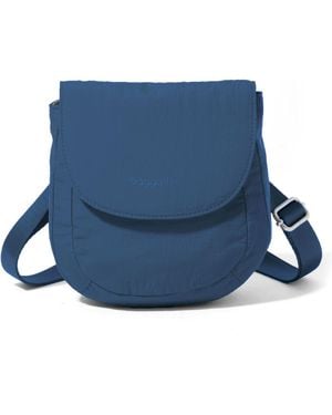 Baggallini Swift Flap Mini Crossbody - Blue