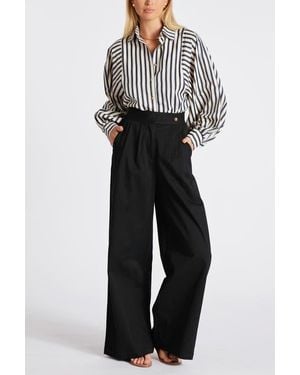 Bishop + Young Alessandro Wide Leg Pant - Black