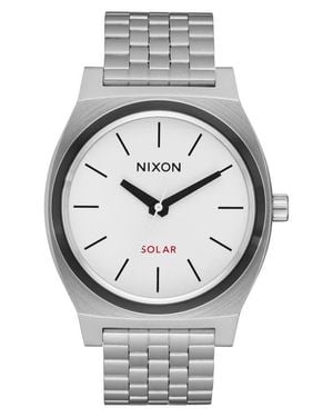 Nixon Time Teller Solar Bracelet Watch, 40Mm - Gray