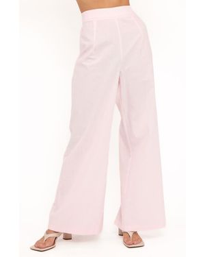 Petal & Pup Bristal Wide Leg Pant - Pink
