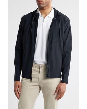 Johnnie-o Marshal Stretch Nylon Hooded Jacket - Blue