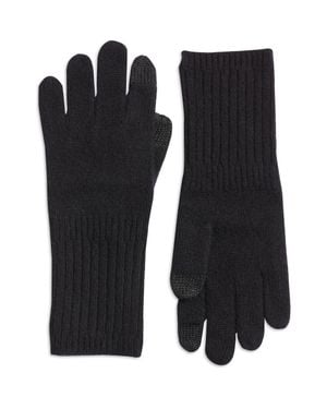Nordstrom Cashmere Tech Gloves - Black