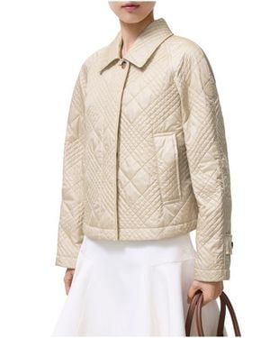 Burberry Quilted Nylon Tiffield Jacket - Natural