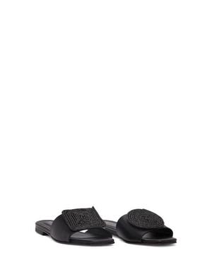 Beautiisoles Adeline Slide Sandal - Black