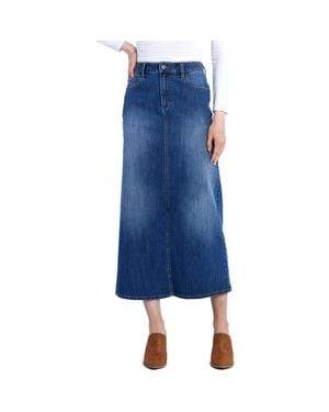 Wash Lab Denim Perfect Denim Pencil Skirt - Blue