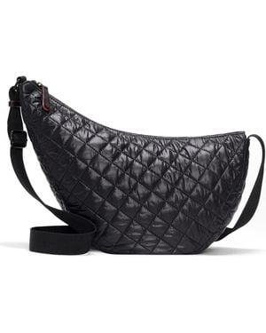 MZ Wallace Metro Smile Shoulder Bag - Black