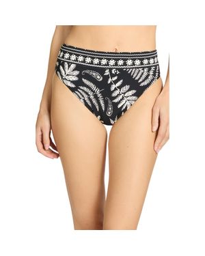 Robin Piccone Hailey High Waist Bikini Bottoms - Multicolor