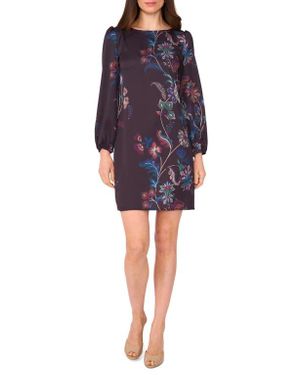 chinese dress ladies Vince Camuto Women's Lace Blouson-Sleeve Shift Dress  Postmoda