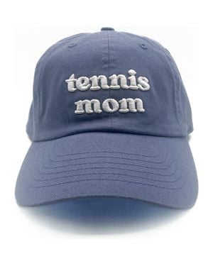 Rey To Z Tennis Mom Baseball Hat - Blue