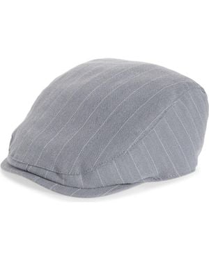 Open Edit Pinstripe Driving Cap - Gray