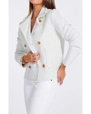 Bishop + Young Cozy Peacoat - White