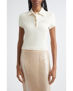 Toccin Nova Short Sleeve Terry Cloth Polo - Natural