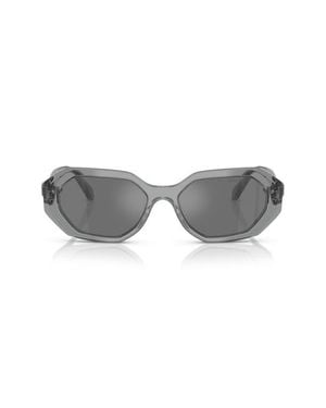 Swarovski 54Mm Irregular Sunglasses - Gray