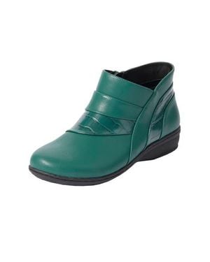Comfortview The Jolene Bootie - Green