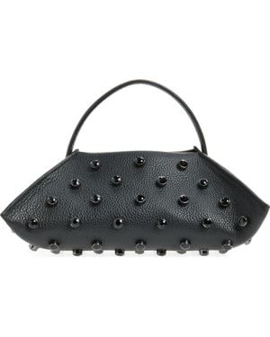 Altuzarra Origami Embellished Leather Baguette Bag - Black