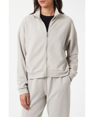 Mavi Stand Collar Sweatshirt - Gray