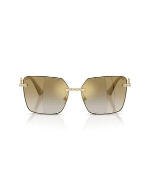 Dolce & Gabbana 59Mm Rimless Square Sunglasses - Multicolor